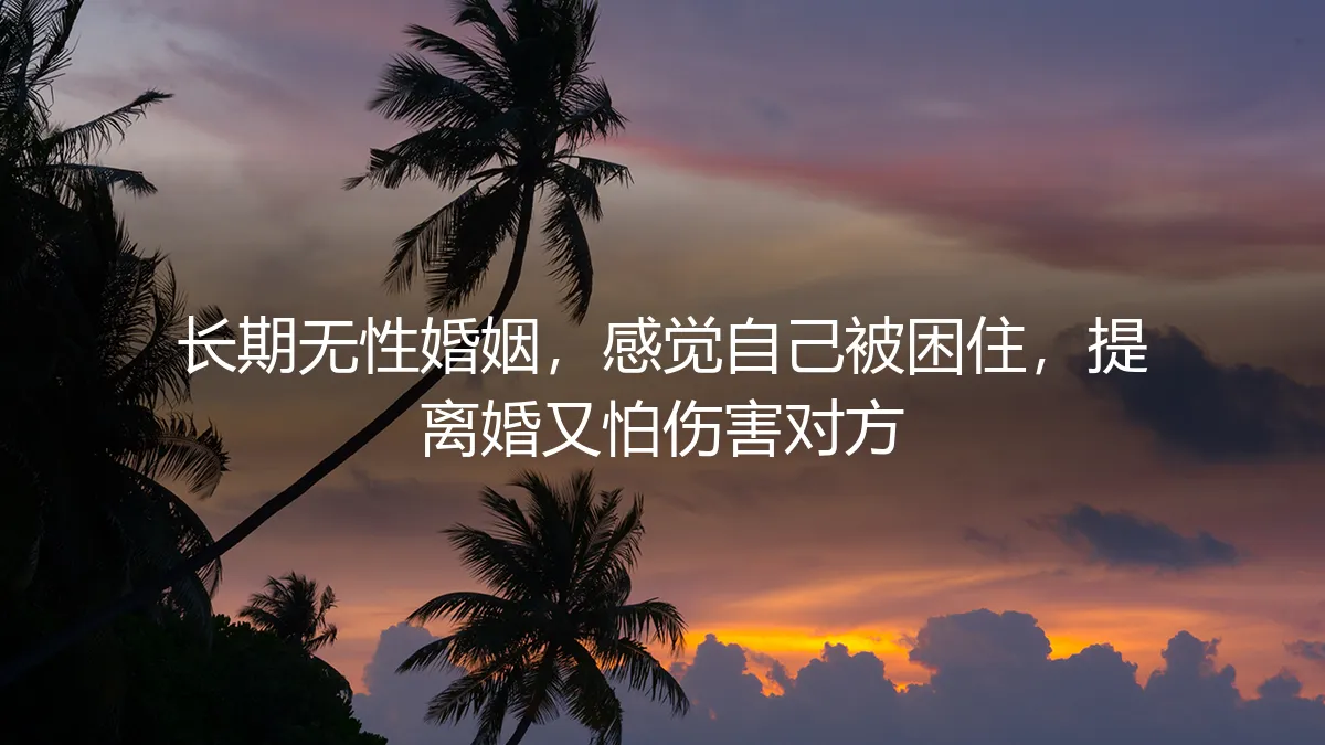 长期无性婚姻困局：离或不离，如何清醒评估风险与责任？