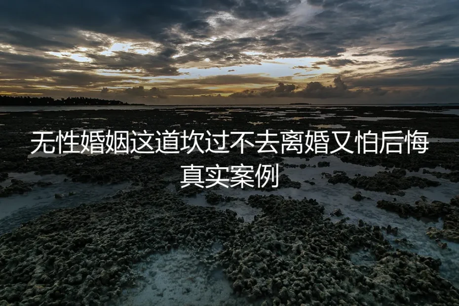 无性婚姻这道坎过不去,离婚又怕后悔:一位中年女性的真实困境与破局