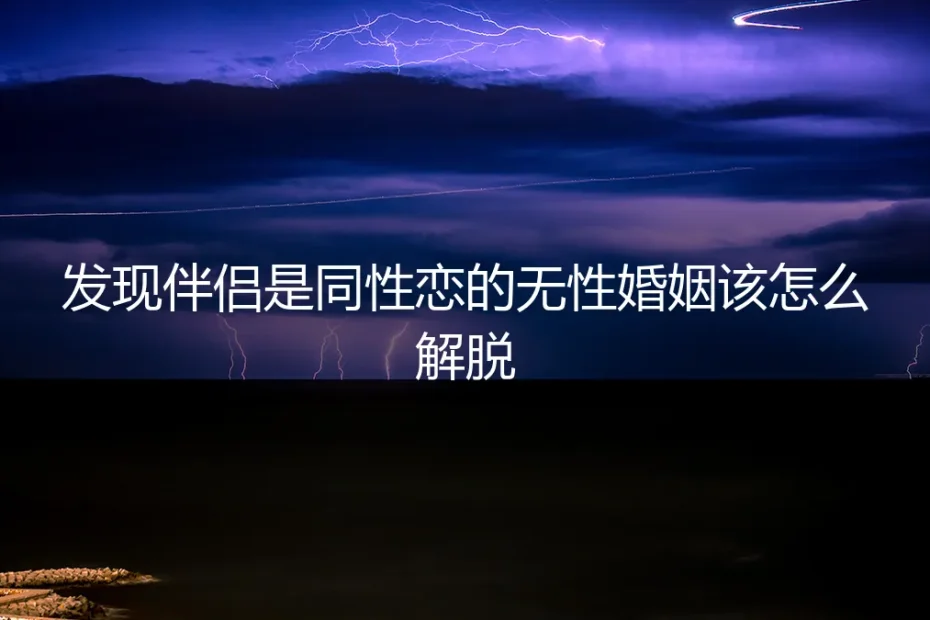 发现伴侣是同性恋的无性婚姻:法律、情感与解脱路径的深度解析