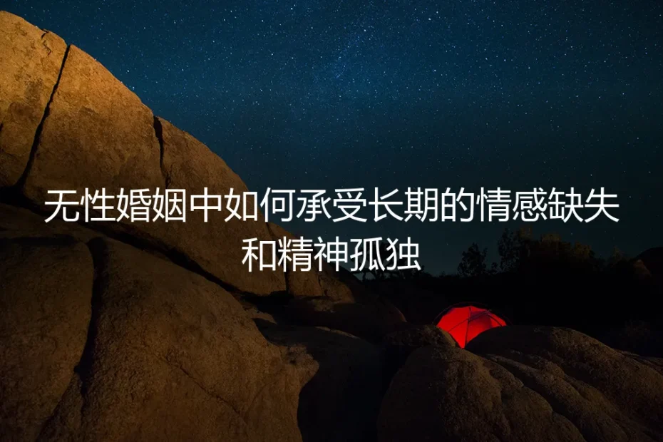无性婚姻实操避坑指南：如何规划与应对长期情感缺失与精神孤独