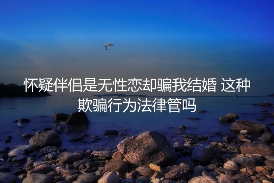 伴侣隐瞒无性倾向骗婚，法律能追究其责任吗？