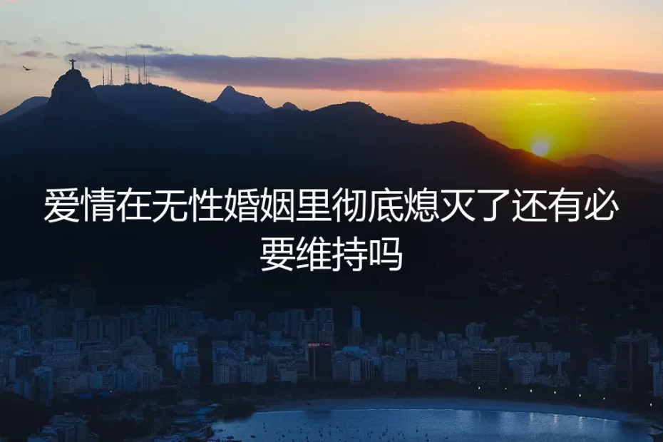 当爱情在无性婚姻中熄灭:是维持契约,还是寻求解脱?