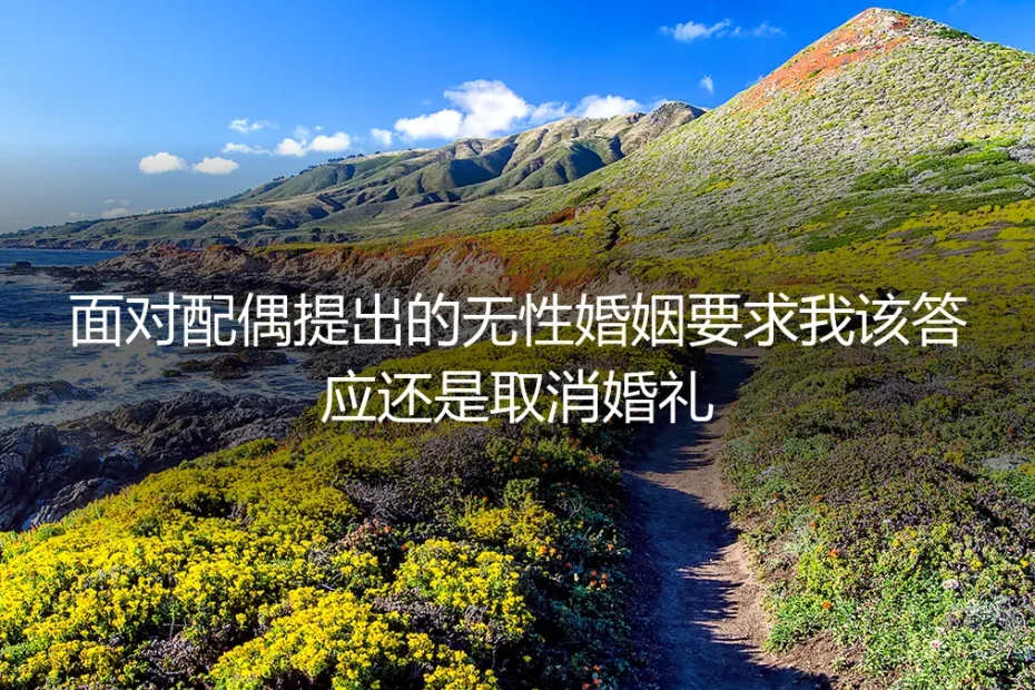 面对配偶提出的无性婚姻要求:我该答应还是取消婚礼?