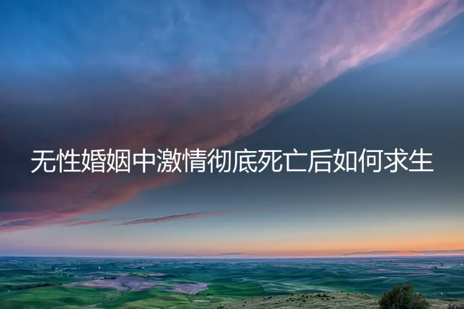 当激情彻底熄灭:无性婚姻中的生存与自我重建指南