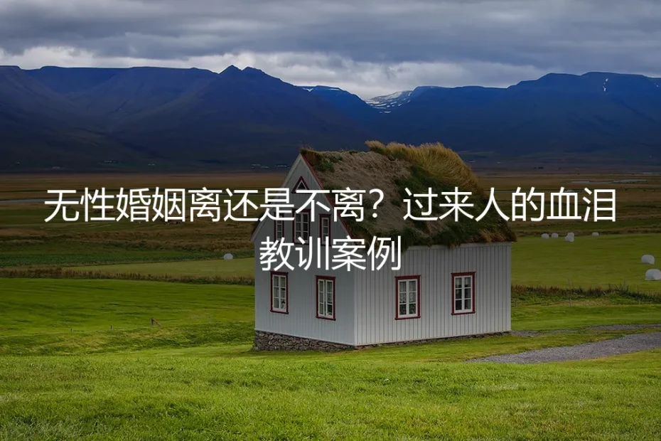 无性婚姻离还是不离?过来人的血泪教训与真实案例深度剖析