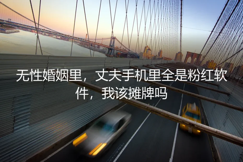无性婚姻里,丈夫手机里全是粉红软件,我该摊牌吗?一位妻子的真实困境与破局指南