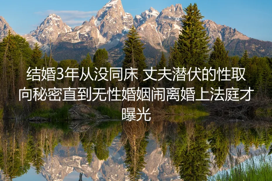 结婚3年从没同床：丈夫隐瞒性取向的无性婚姻，直到对簿公堂才撕开真相