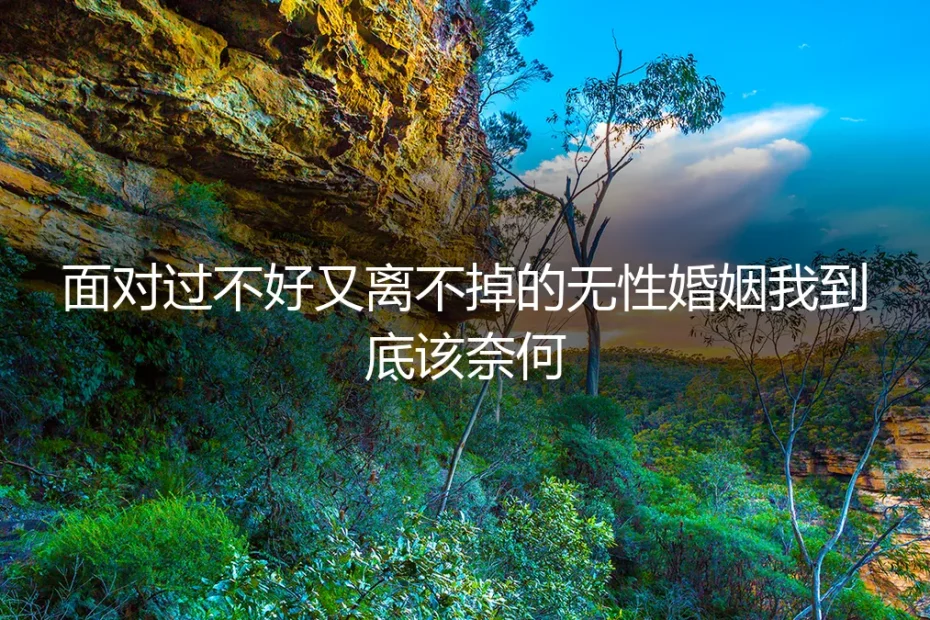 过不好又离不掉的无性婚姻怎么办？4个高频答疑讲透现实出路