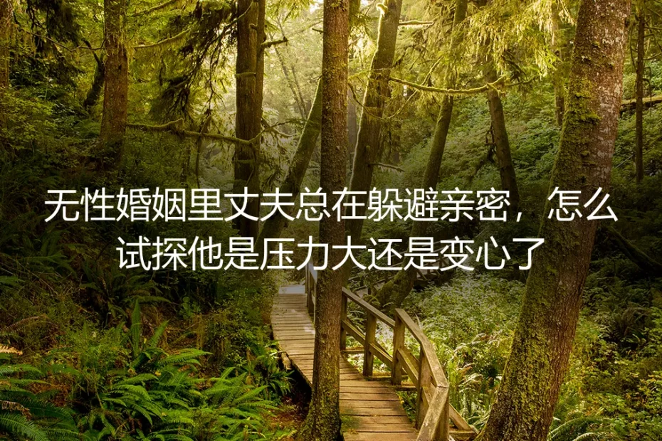 无性婚姻里丈夫总躲着亲密：是压力大还是变心？清醒试探的3个尺度