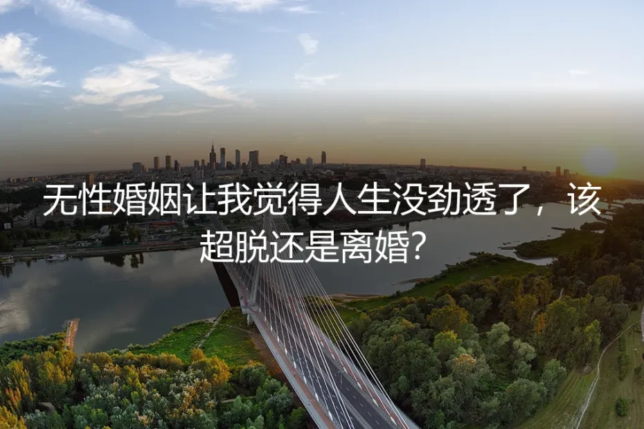 无性婚姻让我觉得人生没劲透了，该超脱还是离婚？