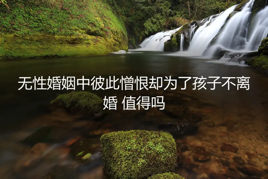 无性婚姻中彼此憎恨却为了孩子不离婚，值得吗？