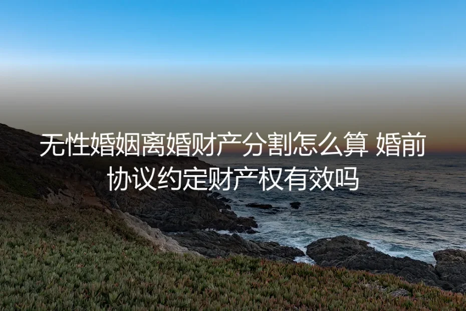 无性婚姻离婚财产分割怎么算？婚前协议约定财产权有效吗？保姆级实操避坑指南