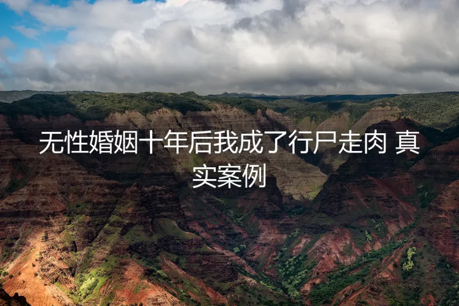 无性婚姻十年后我成了行尸走肉:一个真实案例的深度剖析与破局指南