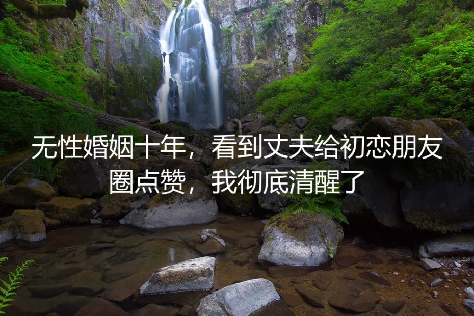 无性婚姻十年，看到丈夫给初恋朋友圈点赞，我彻底清醒了