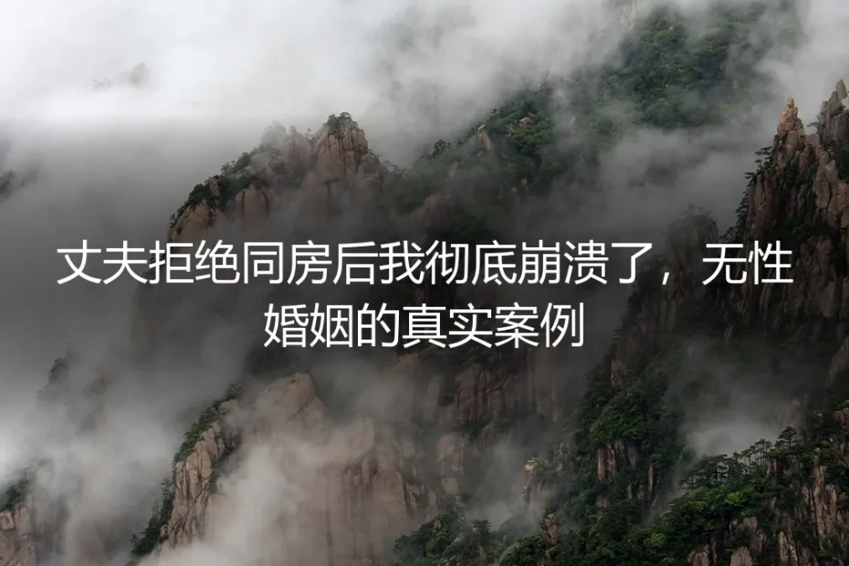 丈夫拒绝同房后我彻底崩溃了:一段无性婚姻的真实情境剖析