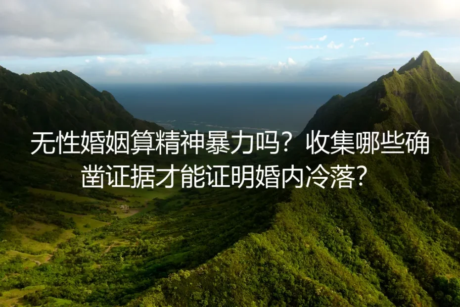 无性婚姻算精神暴力吗?婚内冷落如何取证与自救