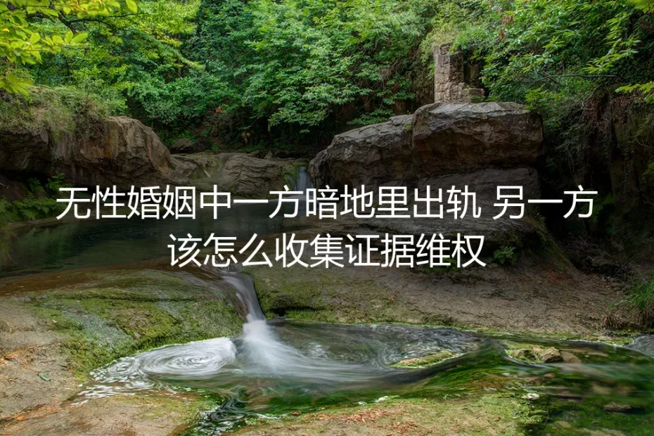 无性婚姻暗地出轨:证据收集与维权保姆级避坑指南