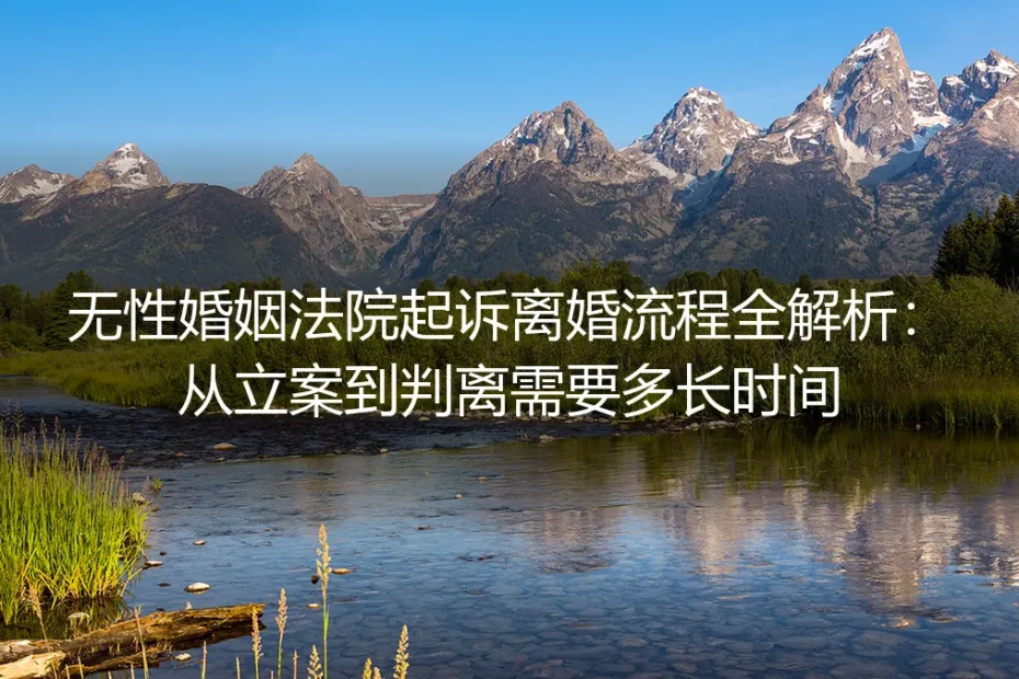 无性婚姻法院起诉离婚流程全解析：从立案到判离需要多长时间
