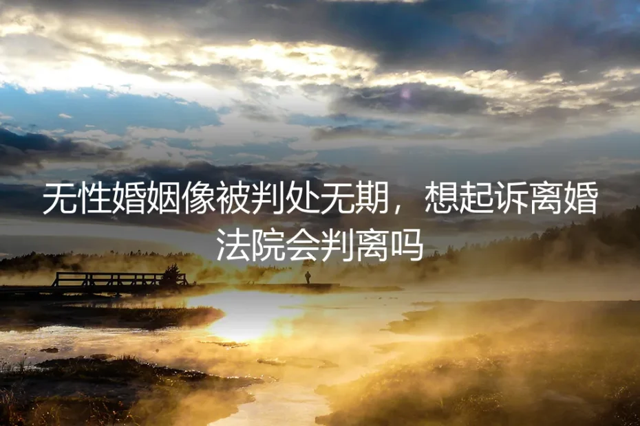 无性婚姻像被判处无期，想起诉离婚法院会判离吗？